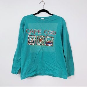 Vintage Cape Cod Long Sleeve Shirt in Medium